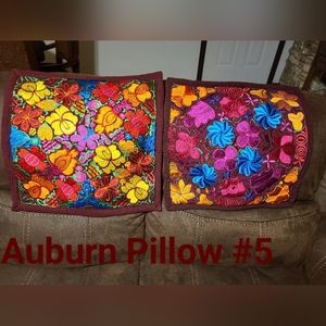 beautiful Embroidered Mexican sofa decor pillow covers 1 1/2 ft x 1 1/2 ft set..